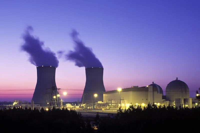 Vogtle nuclear power station in Georgia, before its expansion